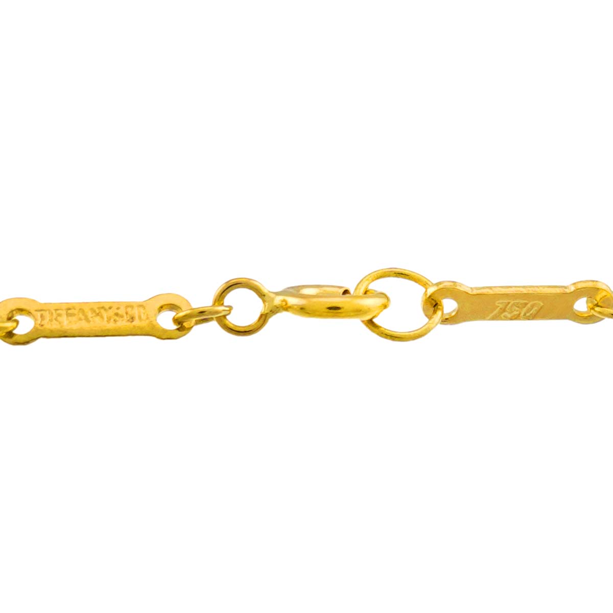 Open Heart Necklace 18K Yellow Gold 750