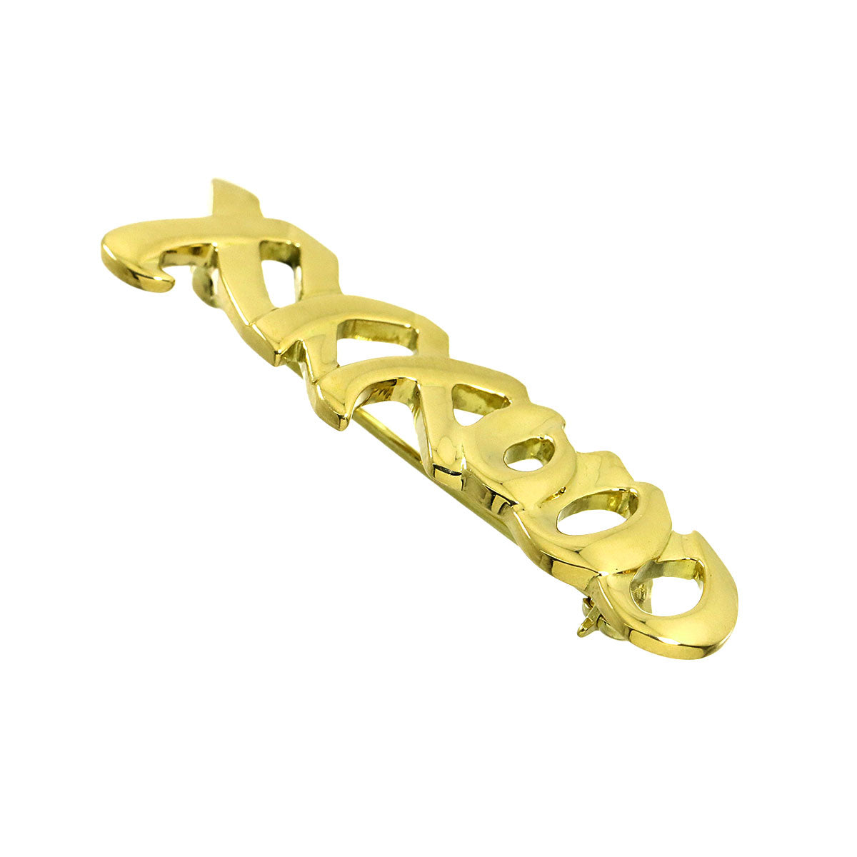 Love and Kisses Brooch 18K Yellow Gold 750