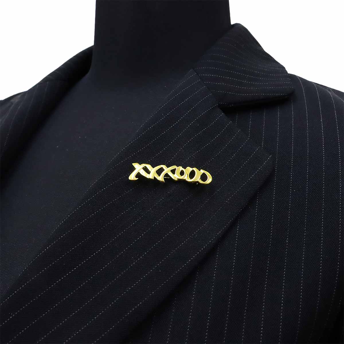 Love and Kisses Brooch 18K Yellow Gold 750