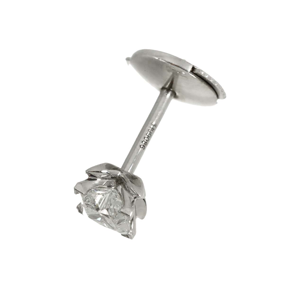 Diamond Earring Pierced 18K WG One Piece only