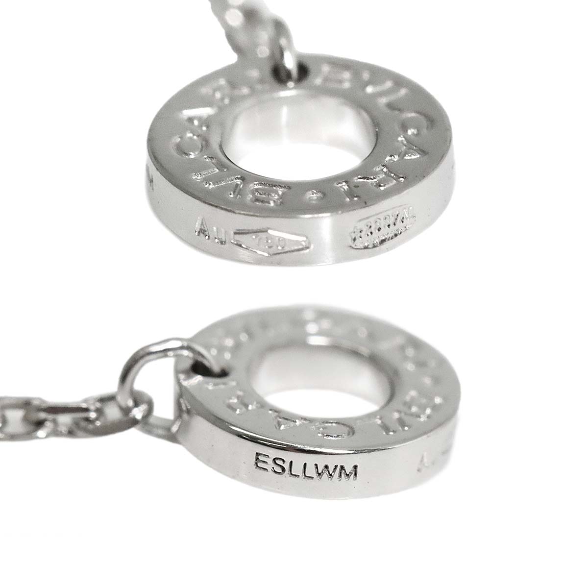 Diva Dream Pave Diamond Necklace 18K White Gold 750