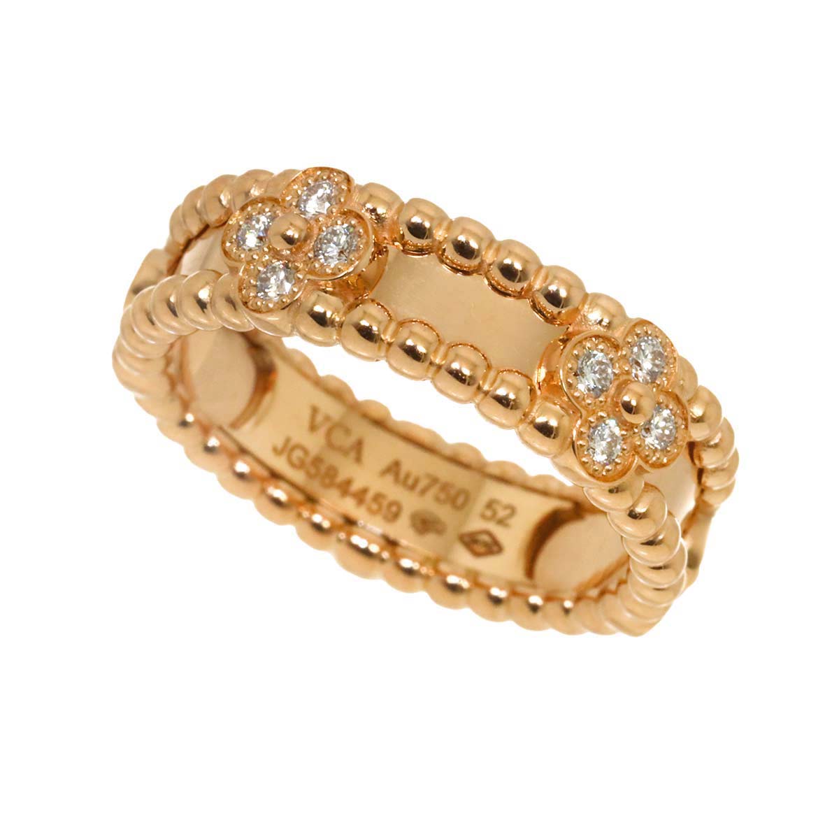 Perlee Ring 18K PG 750 size52 6-6.25(US)