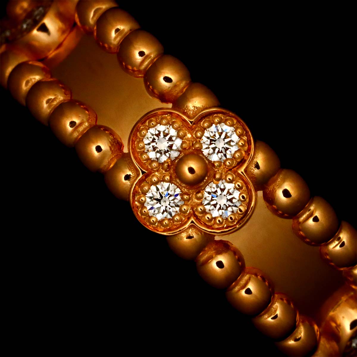 Perlee Ring 18K PG 750 size52 6-6.25(US)