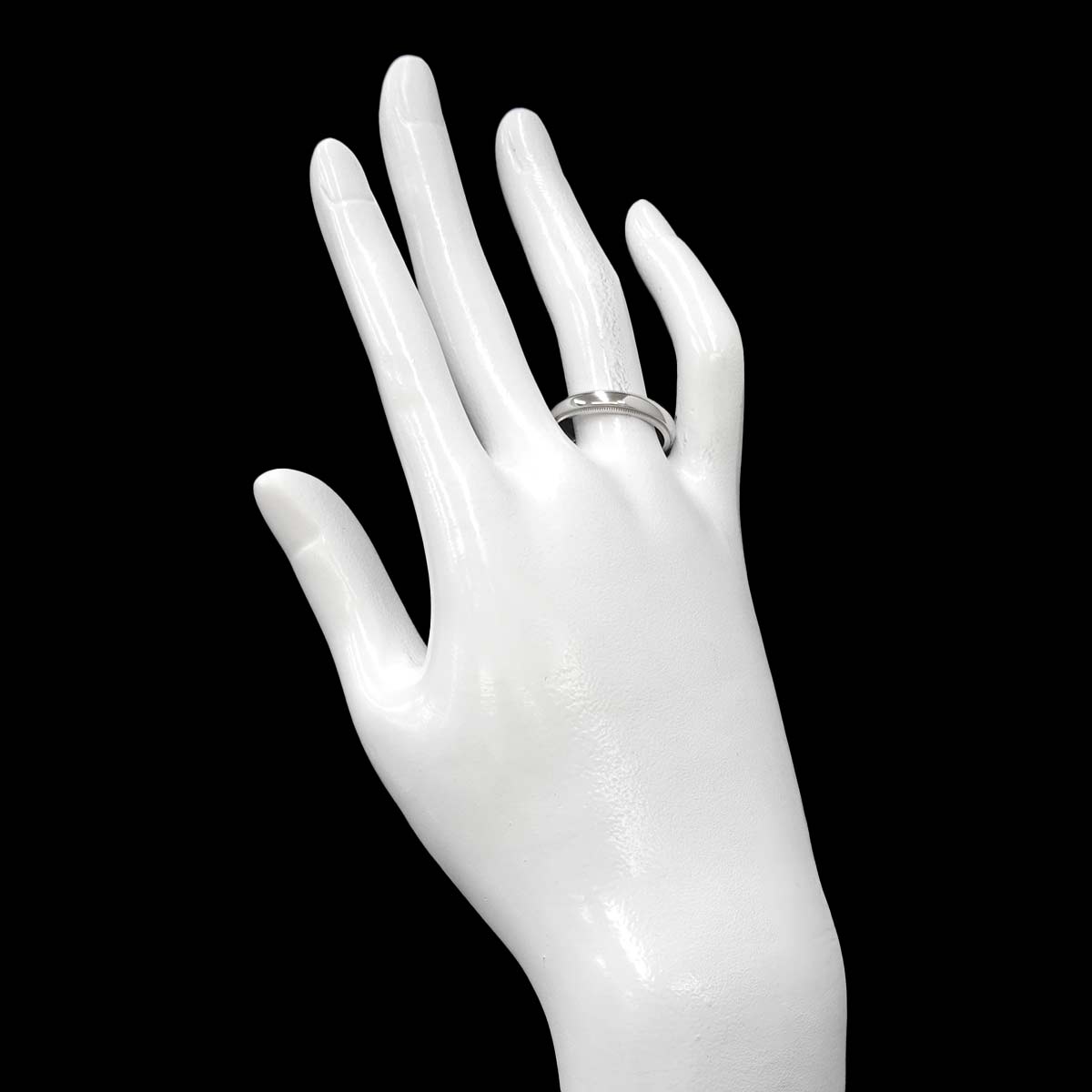 Milgrain Band Ring Pt Platinum Size8-8.25(US)