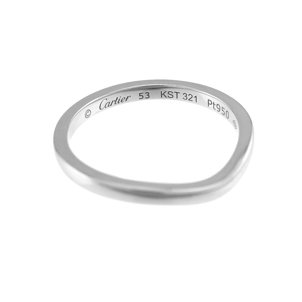 Ballerine Ring Pt Platinum size53 6.25-6.5(US)