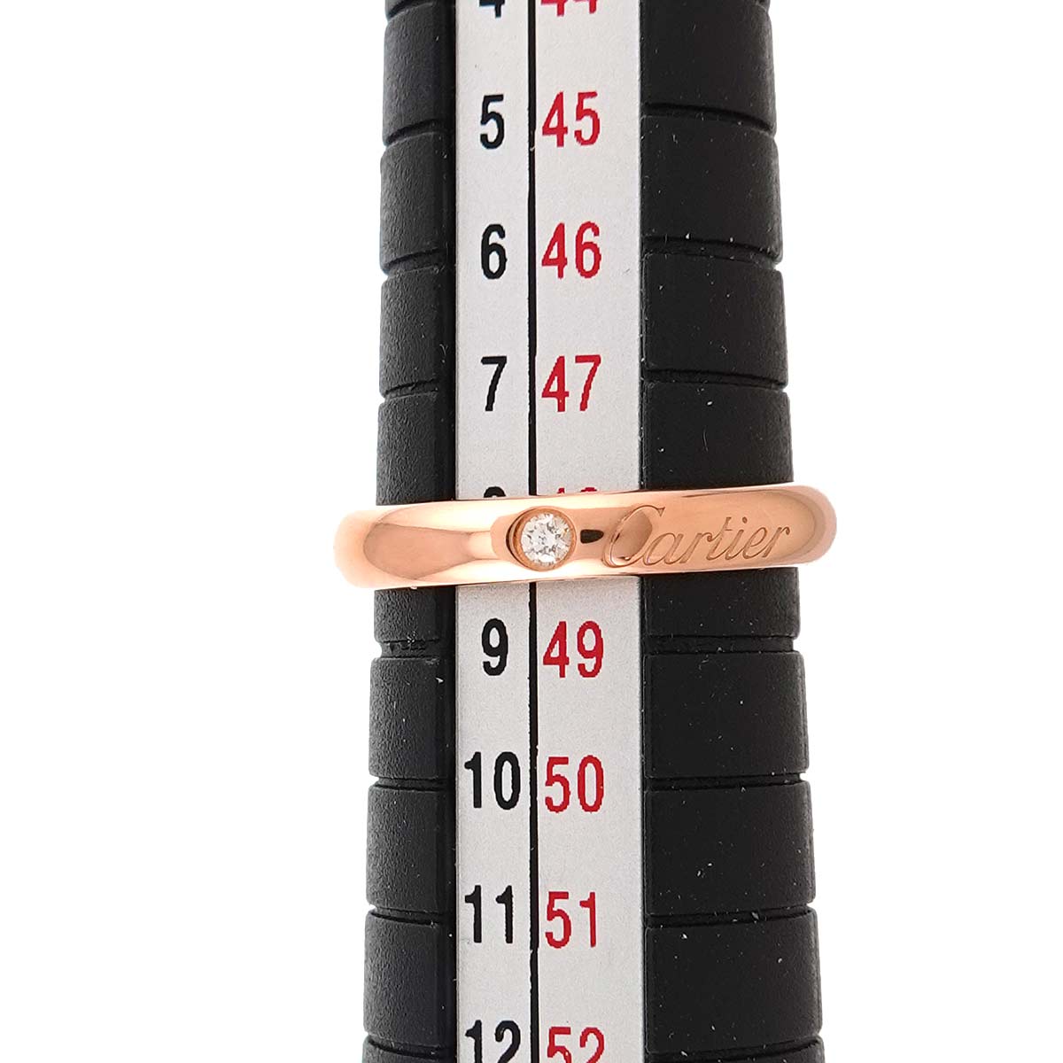 C de Diamond Ring 18K Pink Gold 750 Size48 4.5(US)