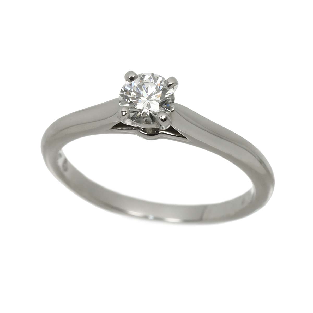 Diamond 0.27ct Ring Platinum size48 4.5(US)