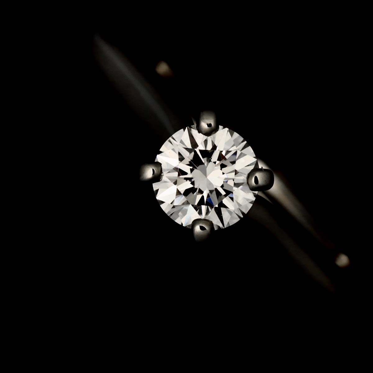 Diamond 0.27ct Ring Platinum size48 4.5(US)
