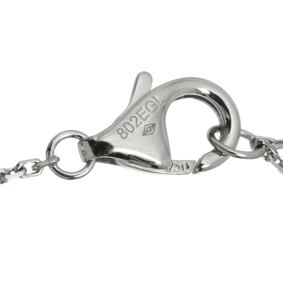 C De Diamond 0.30ct D/VVS2/EX Necklace 18K WG 750