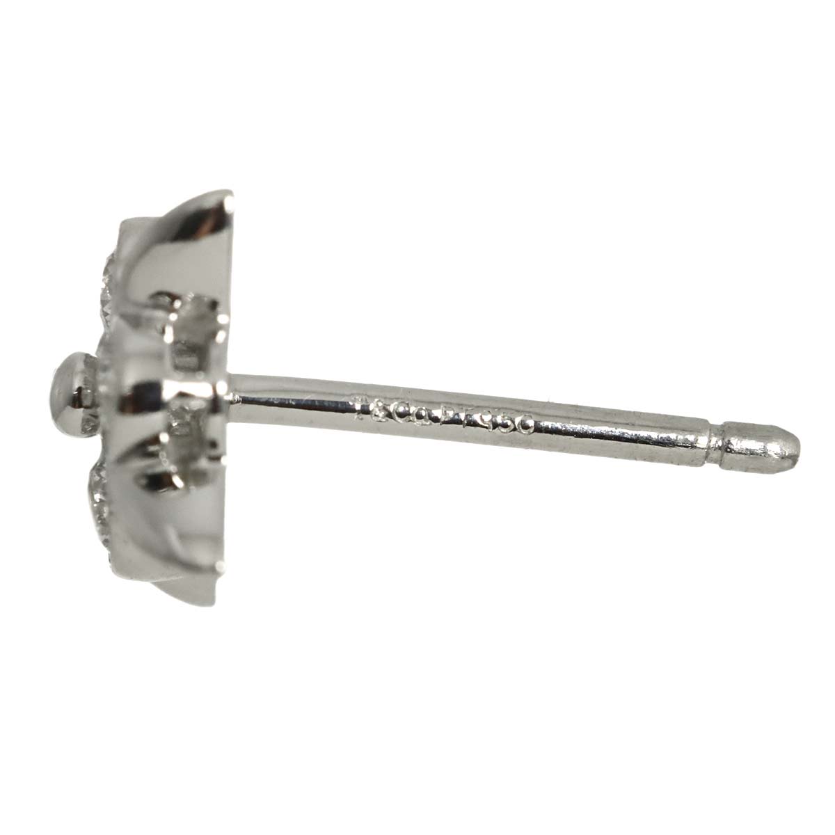Diamond Earrings Pierced Pt