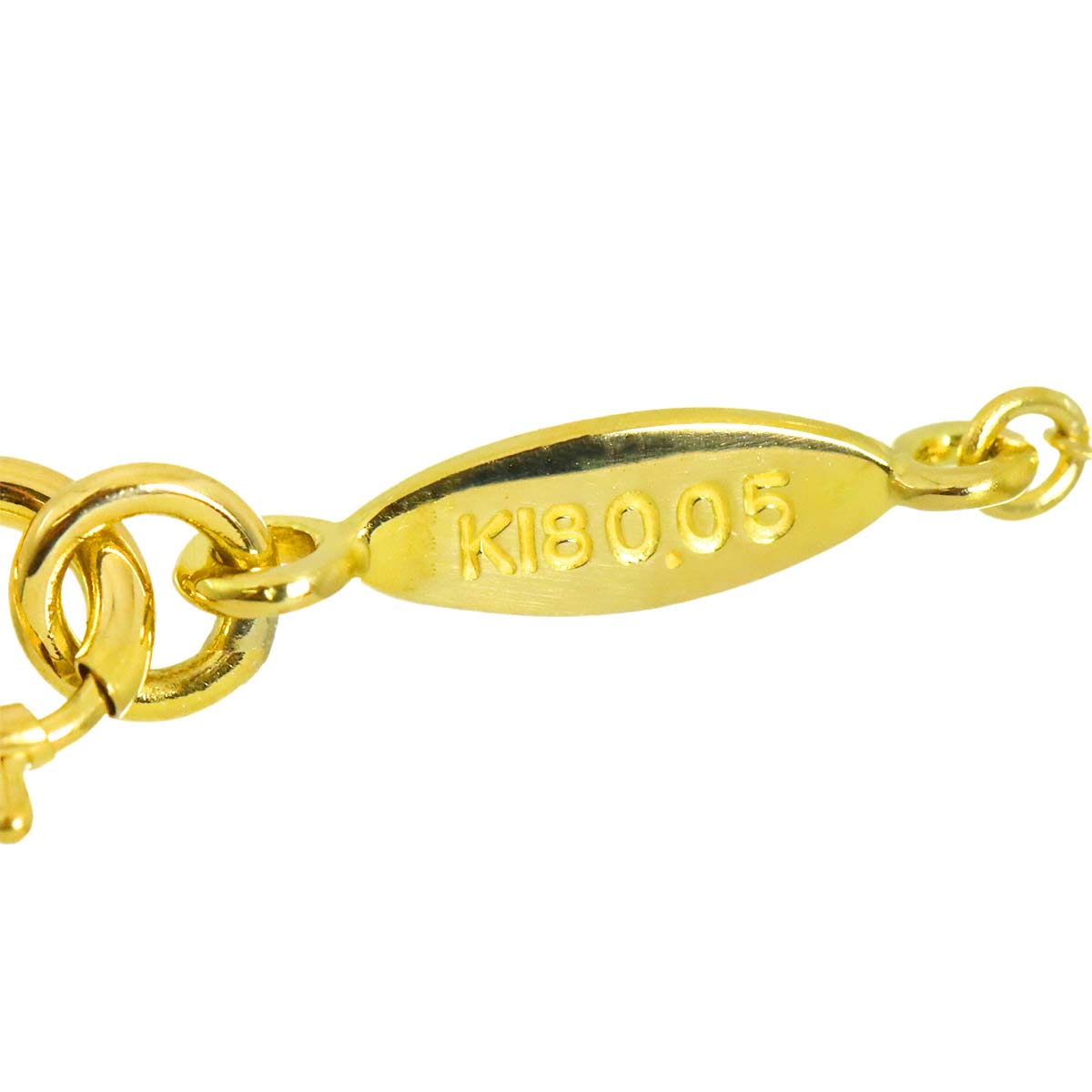 Diamond 0.05ct Necklace 18K Yellow Gold 750