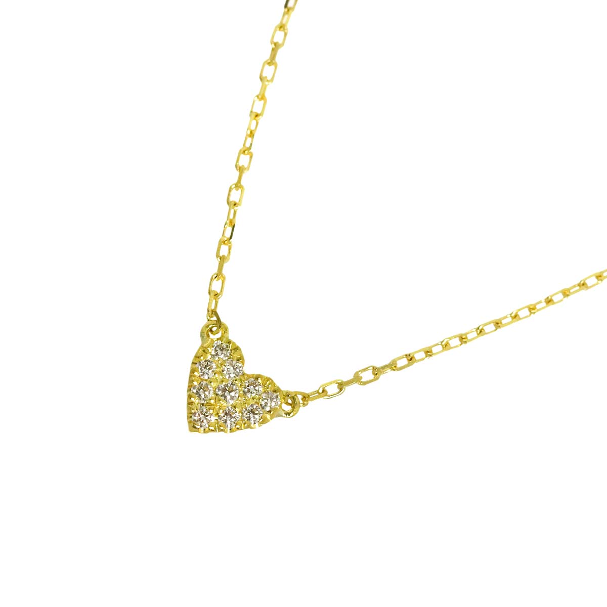 Diamond 0.05ct Necklace 18K Yellow Gold 750