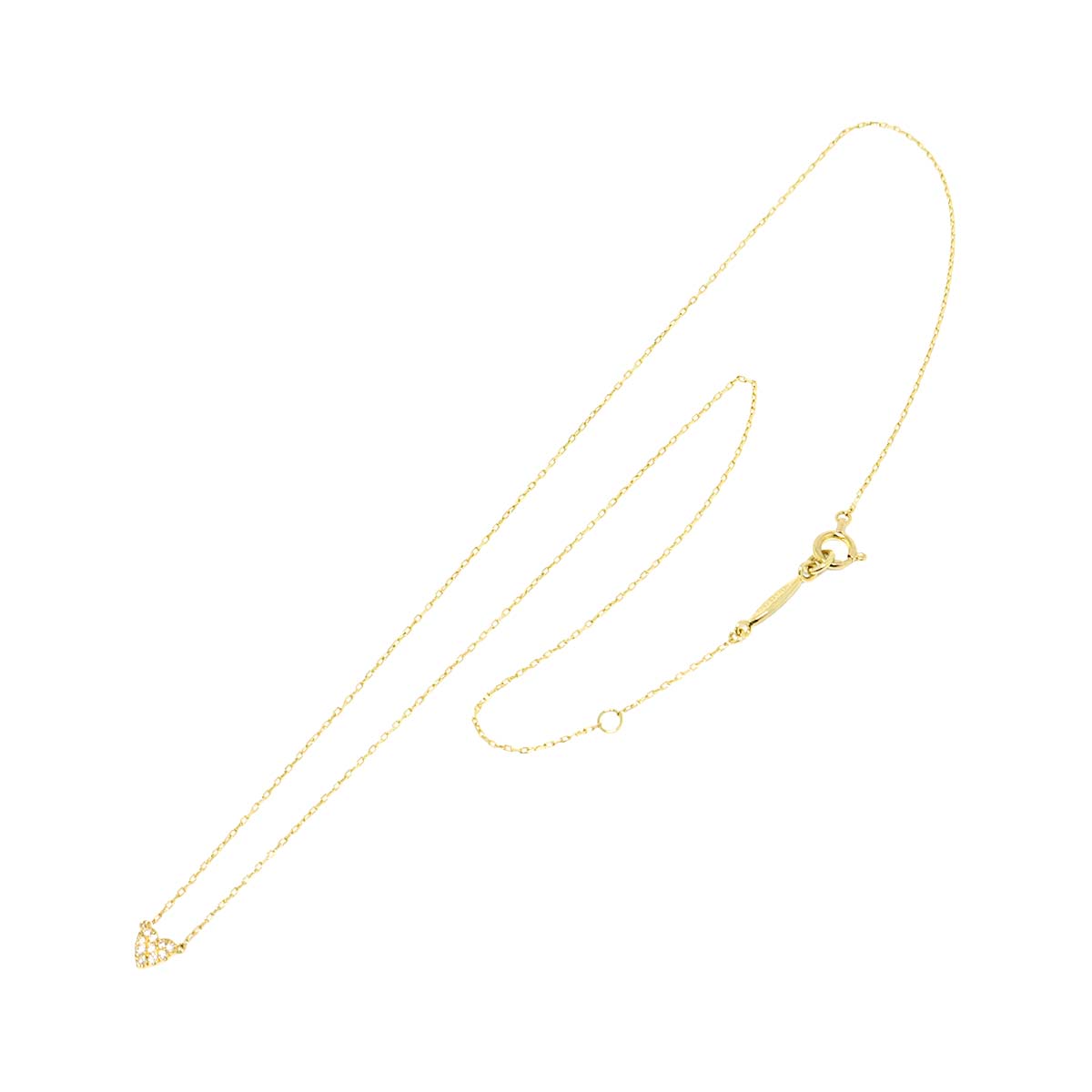 Diamond 0.05ct Necklace 18K Yellow Gold 750