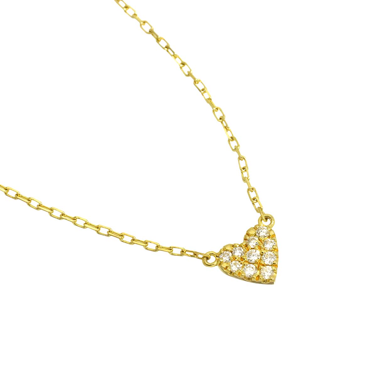 Diamond 0.05ct Necklace 18K Yellow Gold 750