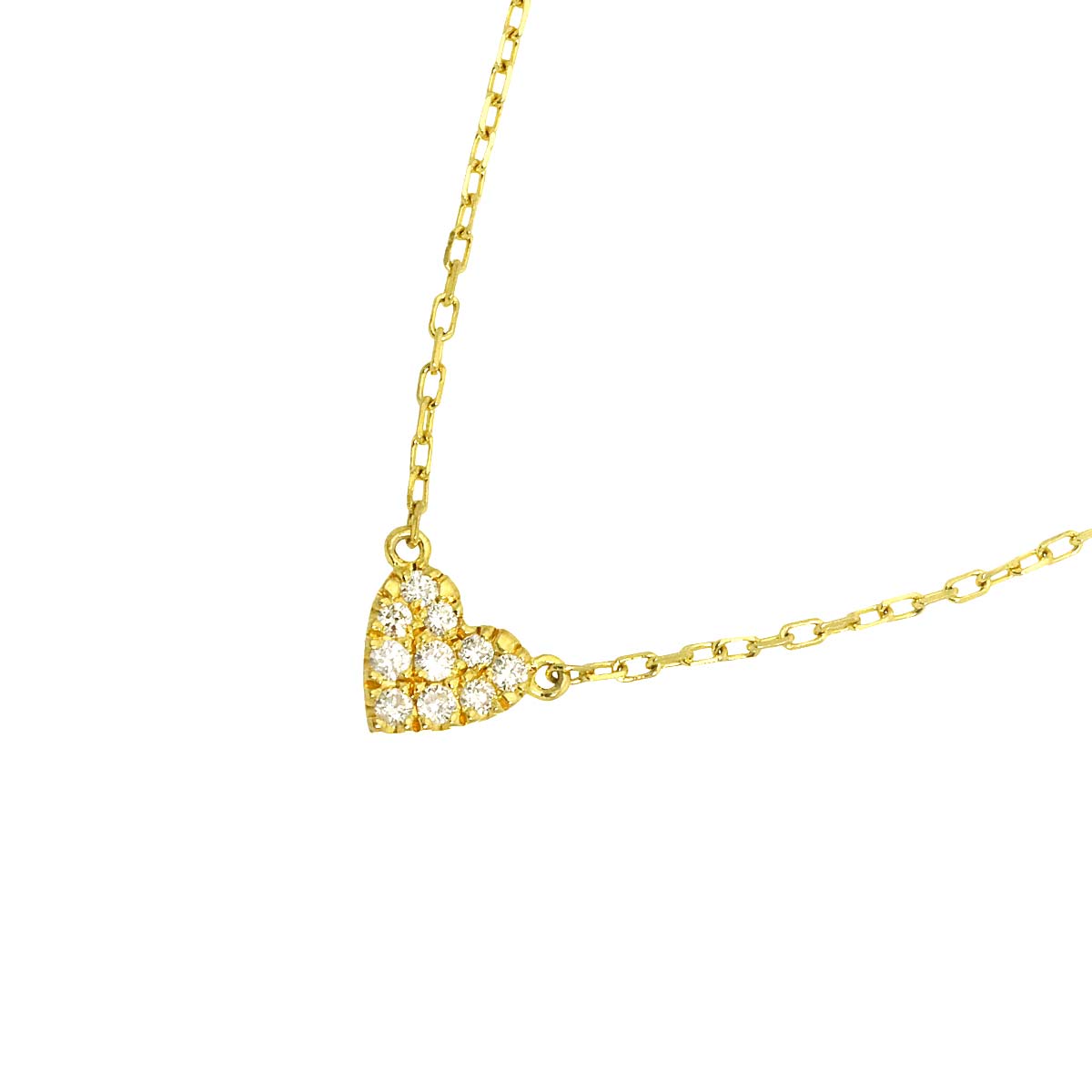 Diamond 0.05ct Necklace 18K Yellow Gold 750