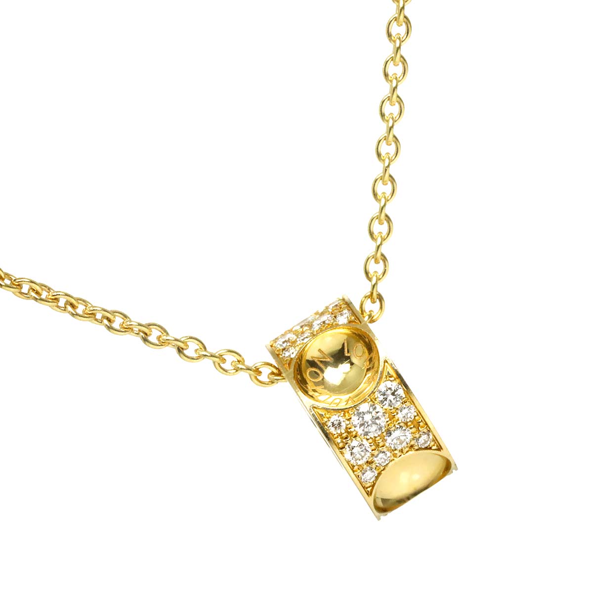 Pandan Tiff Empreinte Diamond Necklace 18K YG 750