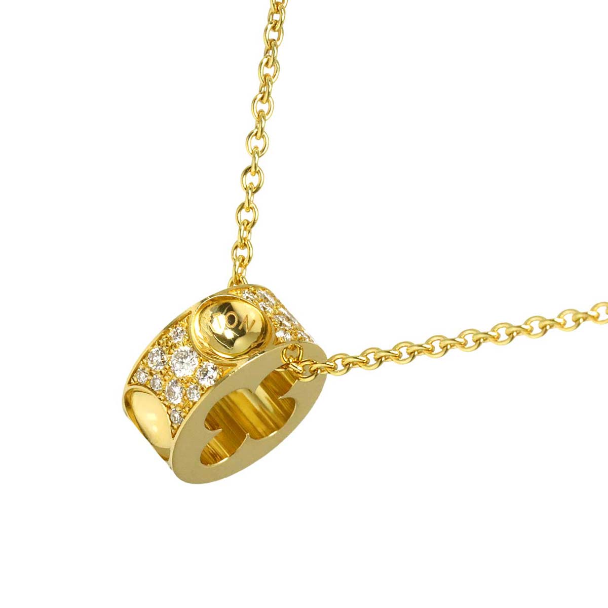 Pandan Tiff Empreinte Diamond Necklace 18K YG 750