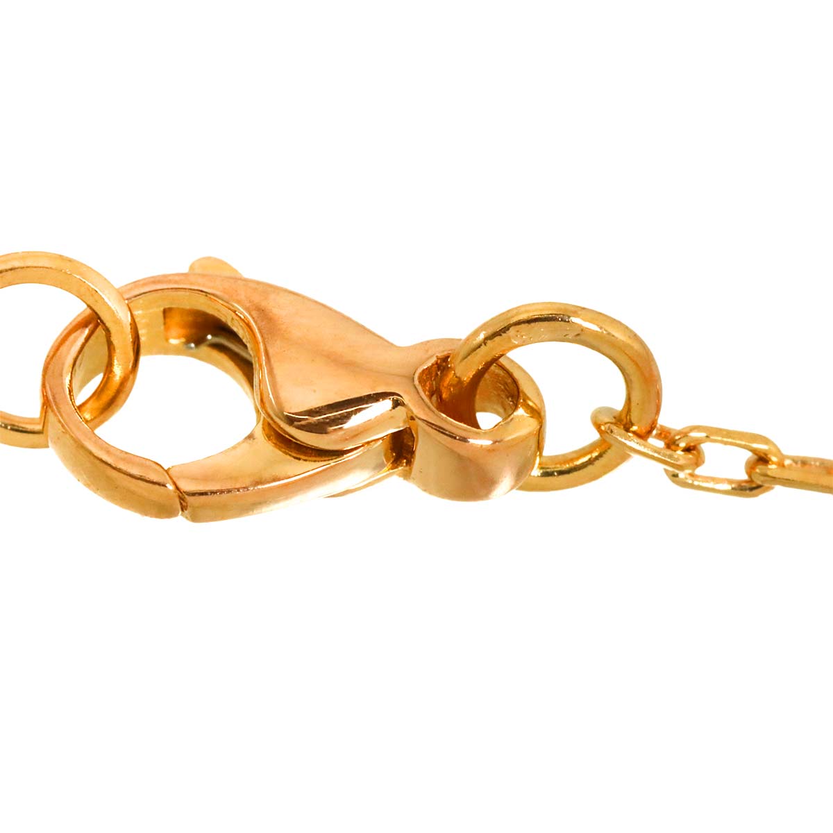 Liens Diamond Necklace 18K Pink Gold 750