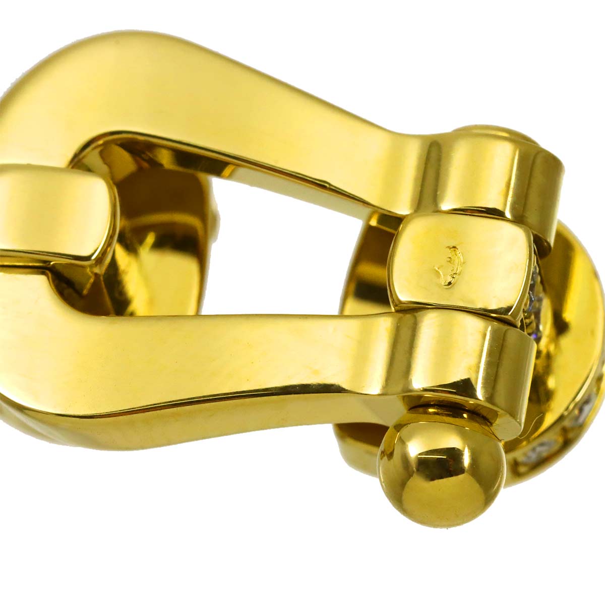 Force 10 Diamond Bracelet LM 18K Yellow Gold 750 Steel Size17
