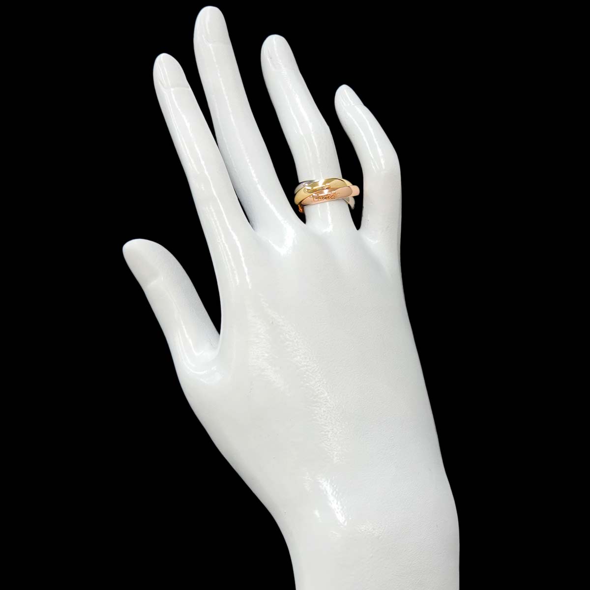 Trinity MM Ring 18K YG WG PG 750 Size50 5.25(US)