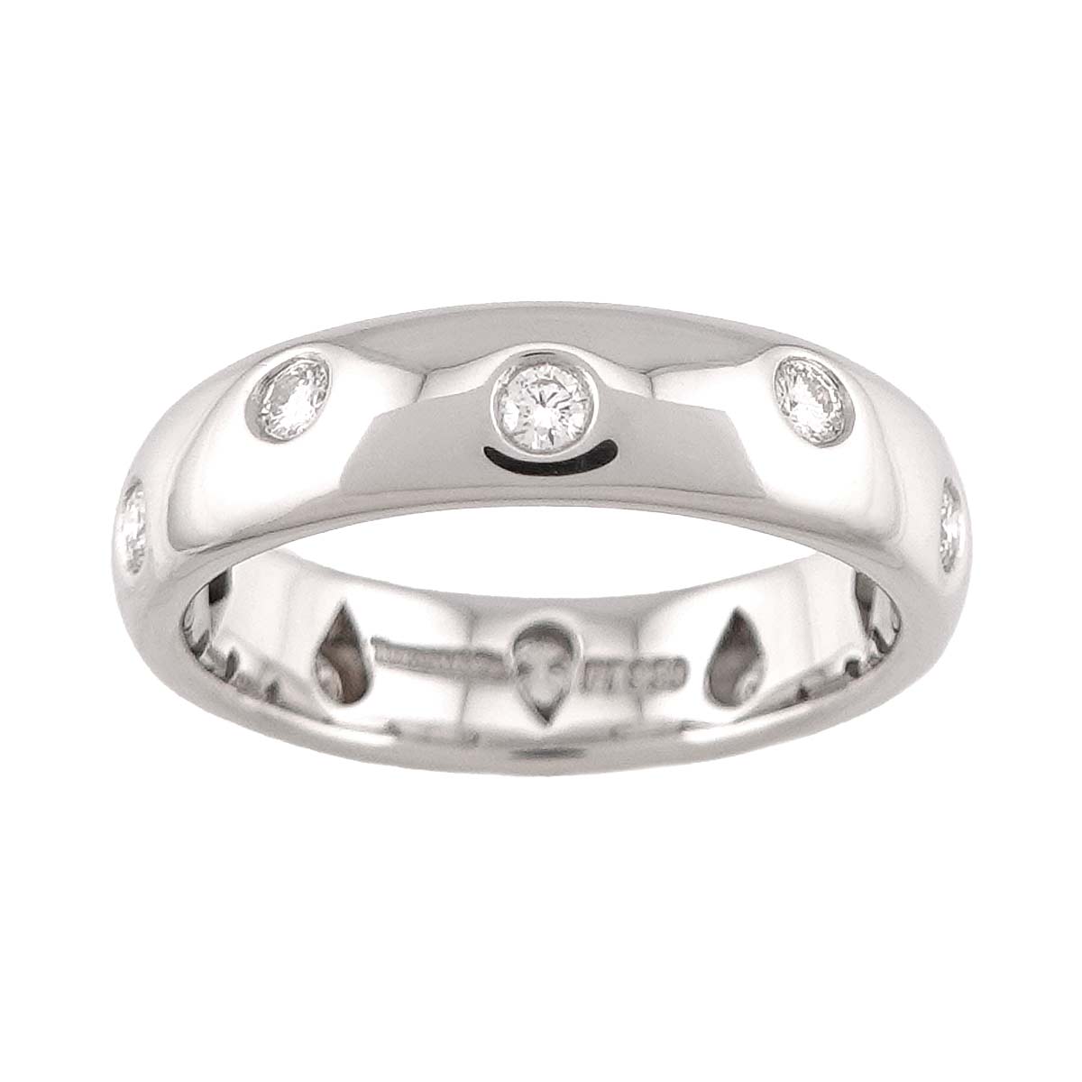 Dots Diamond Ring Platinum Size4(US)
