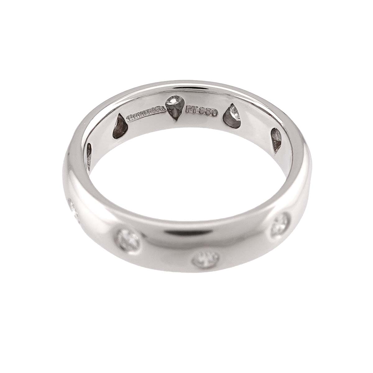 Dots Diamond Ring Platinum Size4(US)