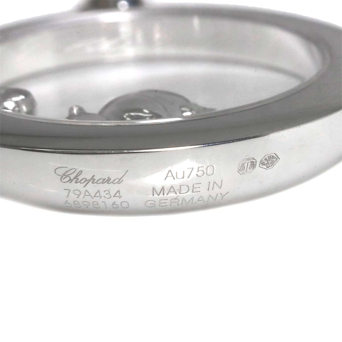 Happy Diamond Necklace 18K White Gold 750
