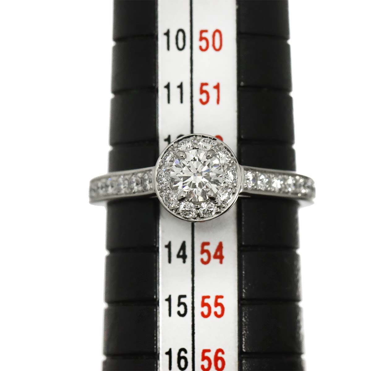 Diamond 0.33ct D/IF/3EX Ring Pt size53 6.25-6.5(US)