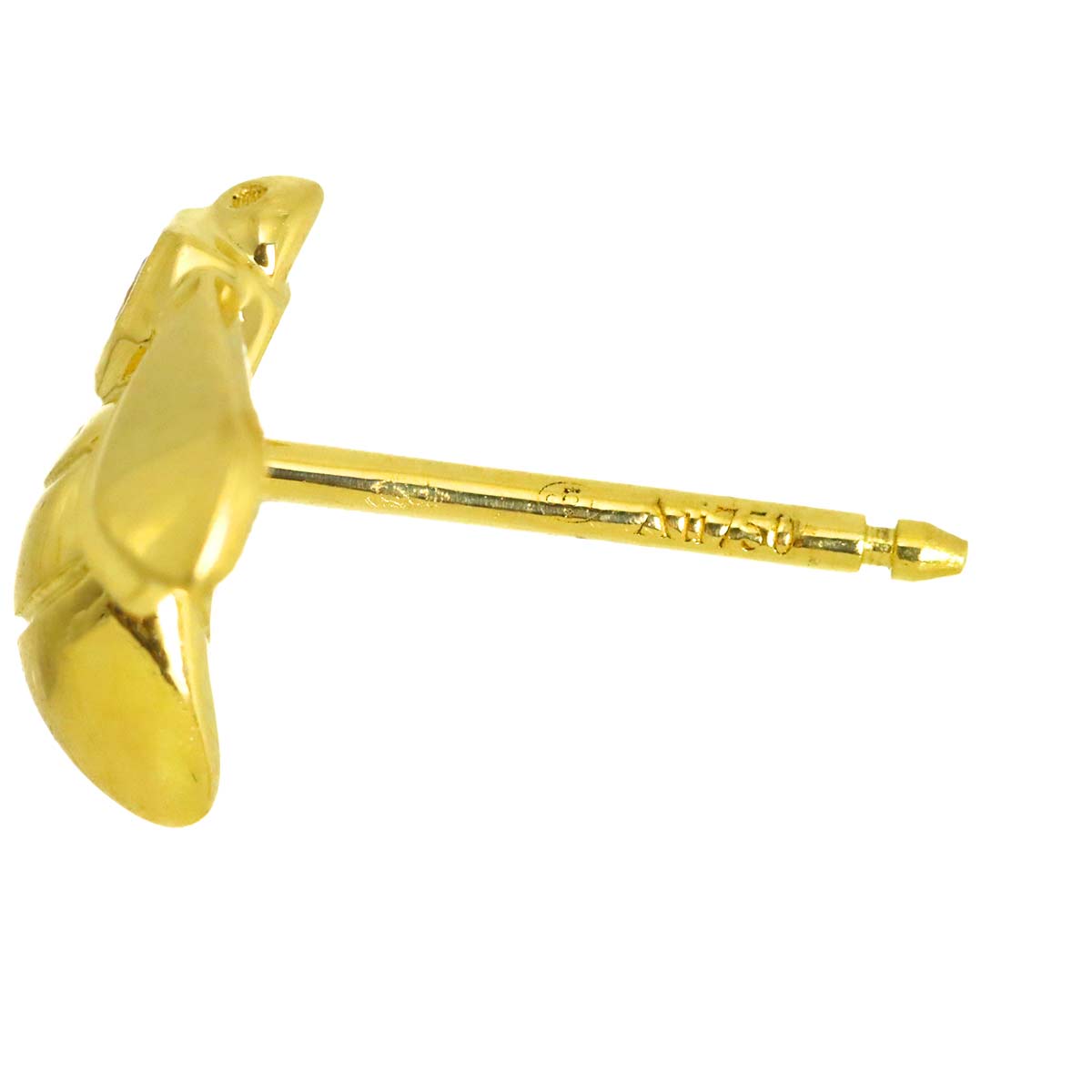 Bee de Diamond Earring Pierced 18K YG 750 One Piece only