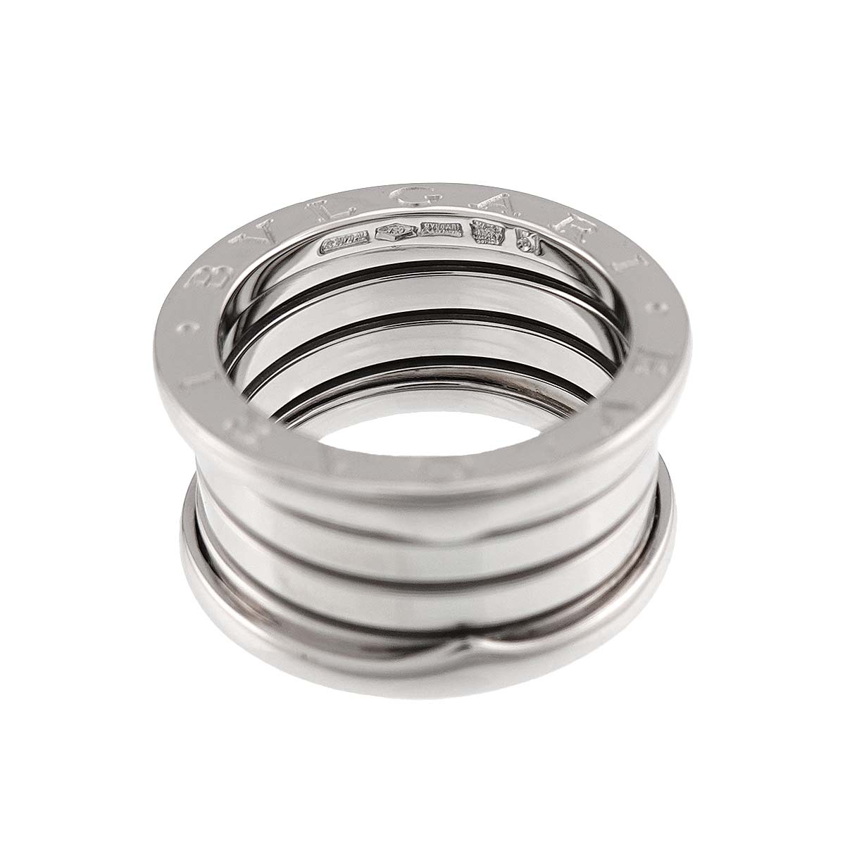 B-ZERO1 4 BAND Ring 18K White Gold 750 Size51 5.25(US)