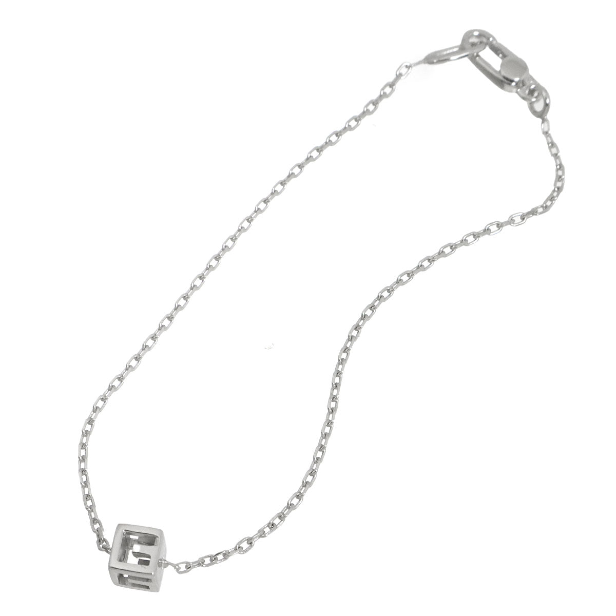 G Cube Bracelet 18K WG White Gold 750
