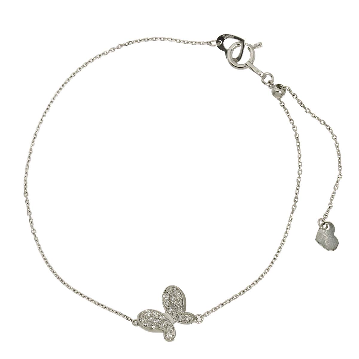 Diamond 0.11ct Bracelet Pt
