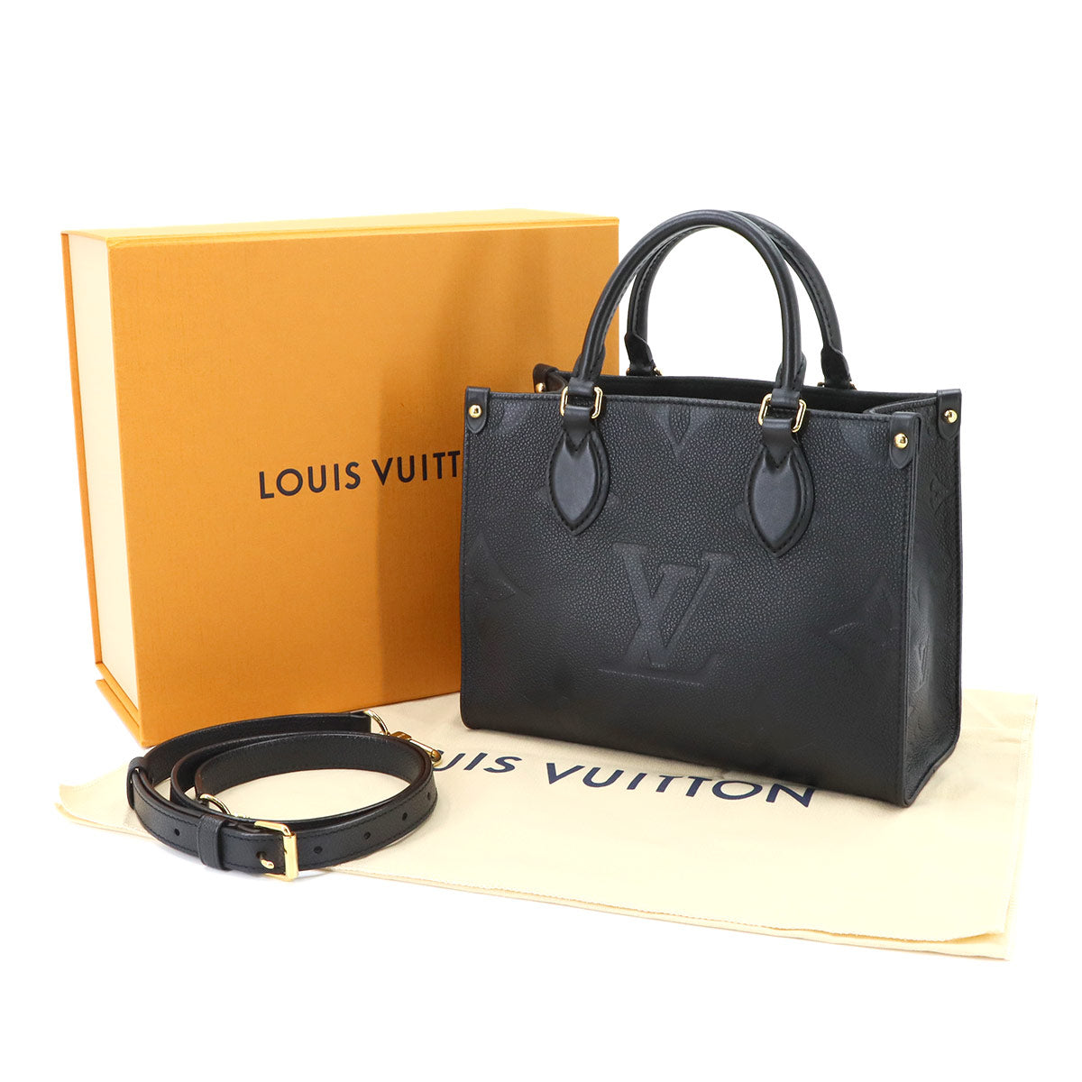 Monogram Empreinte Onthego PM Tote Shoulder Bag M45653