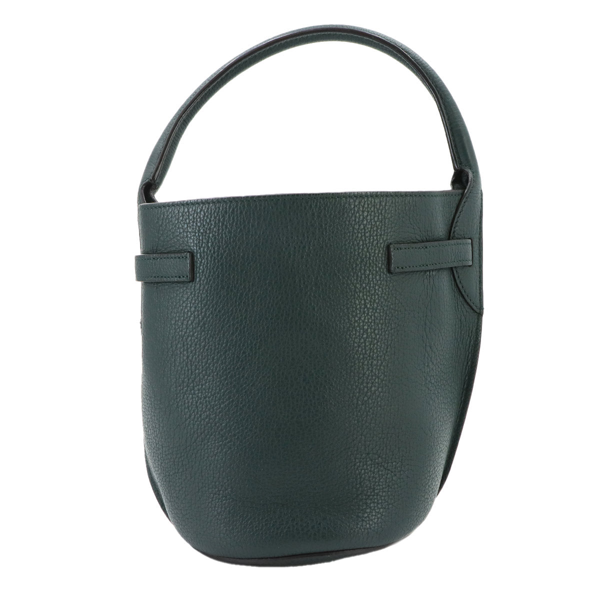 Big Bag Nano Bucket Hand Shoulder Bag Leather Green 187243
