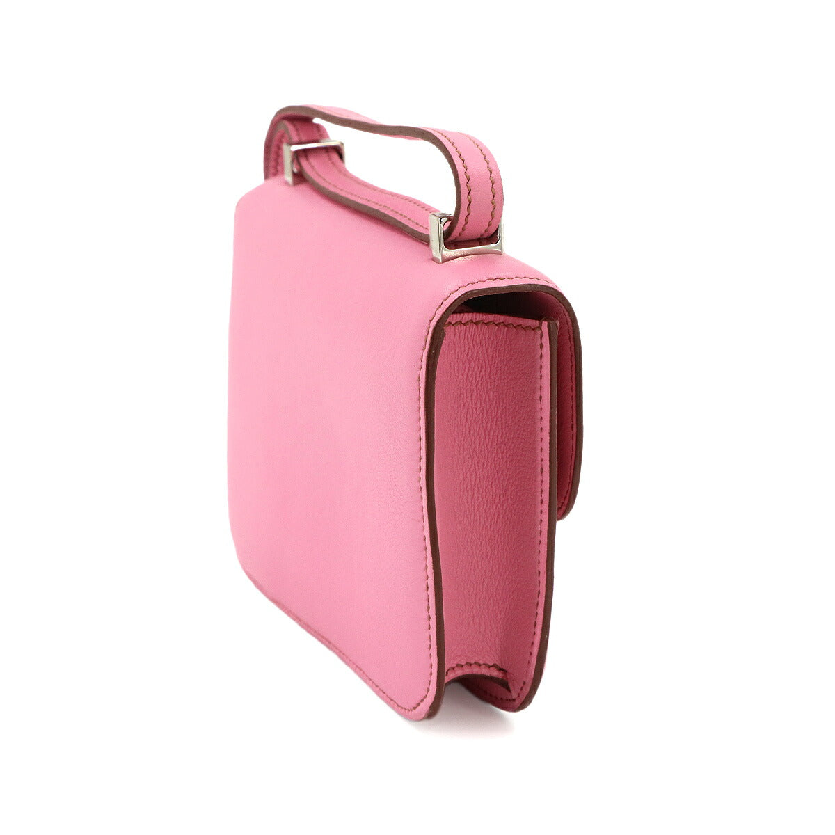 HERMES Constance Micro 14 Shoulder Bag Box Swift Pink Purse