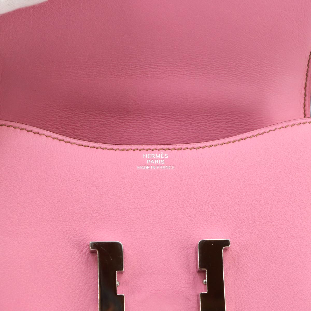 HERMES Constance Micro 14 Shoulder Bag Box Swift Pink Purse