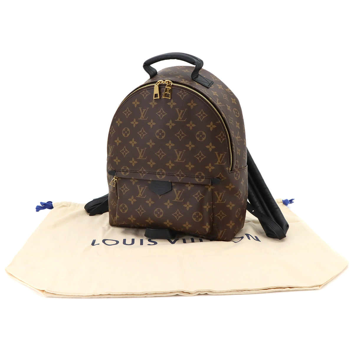 Monogram Palm Springs MM Backpack Brown Black M44874