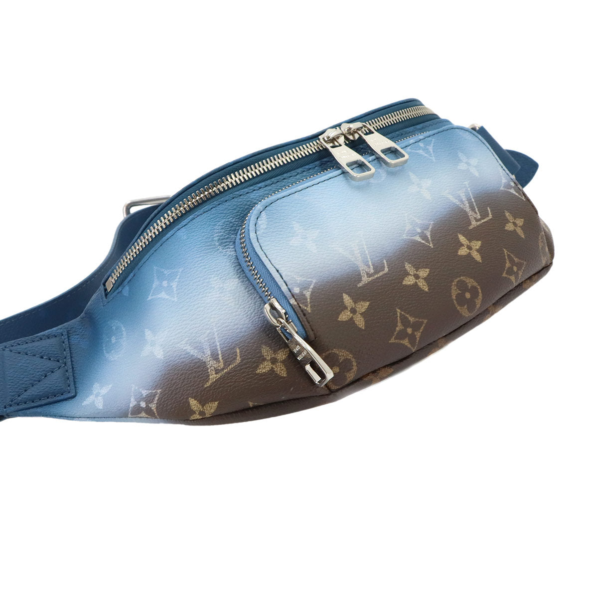 Monogram Pigment Rush Bumbag Crossbody Bag Blue M28023