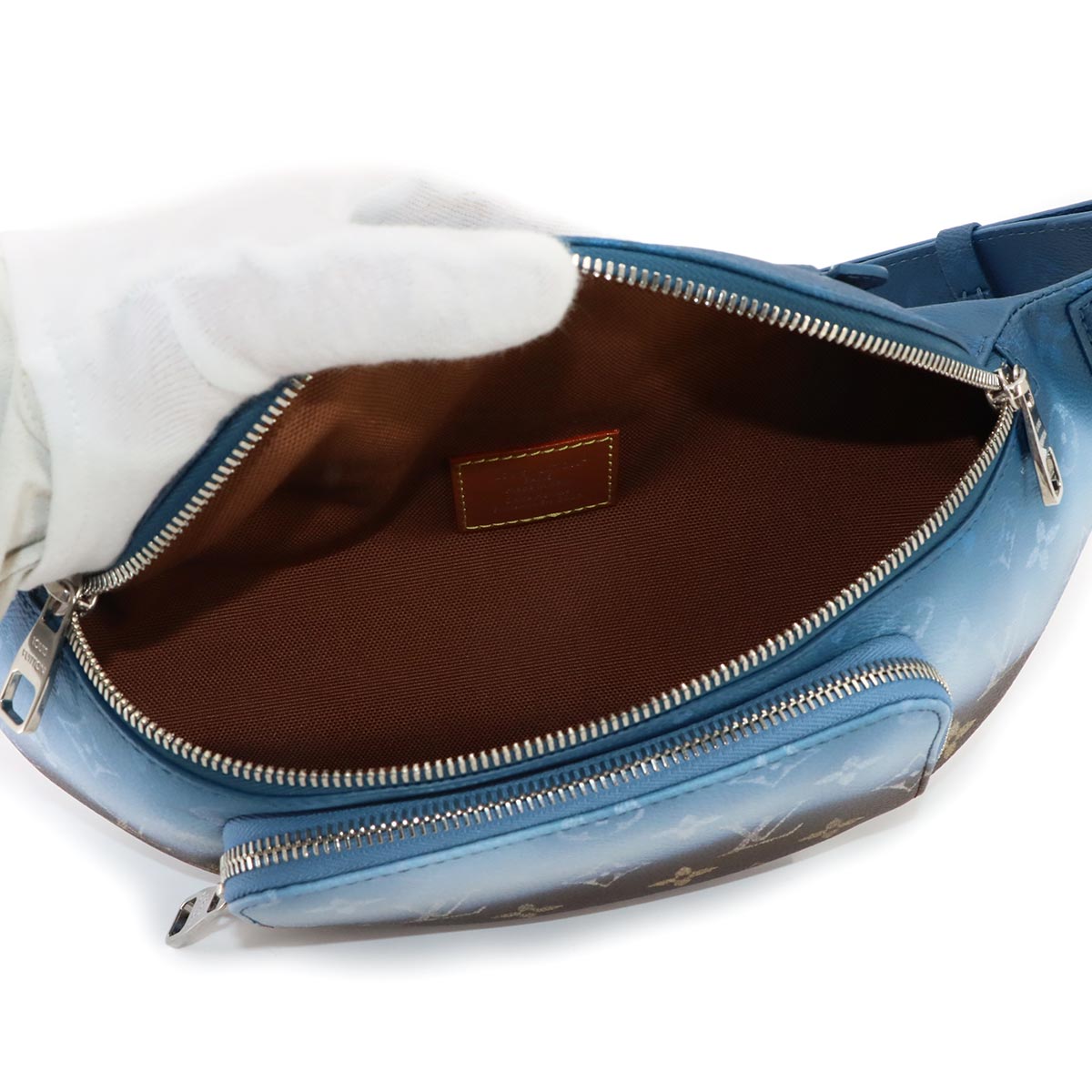 Monogram Pigment Rush Bumbag Crossbody Bag Blue M28023