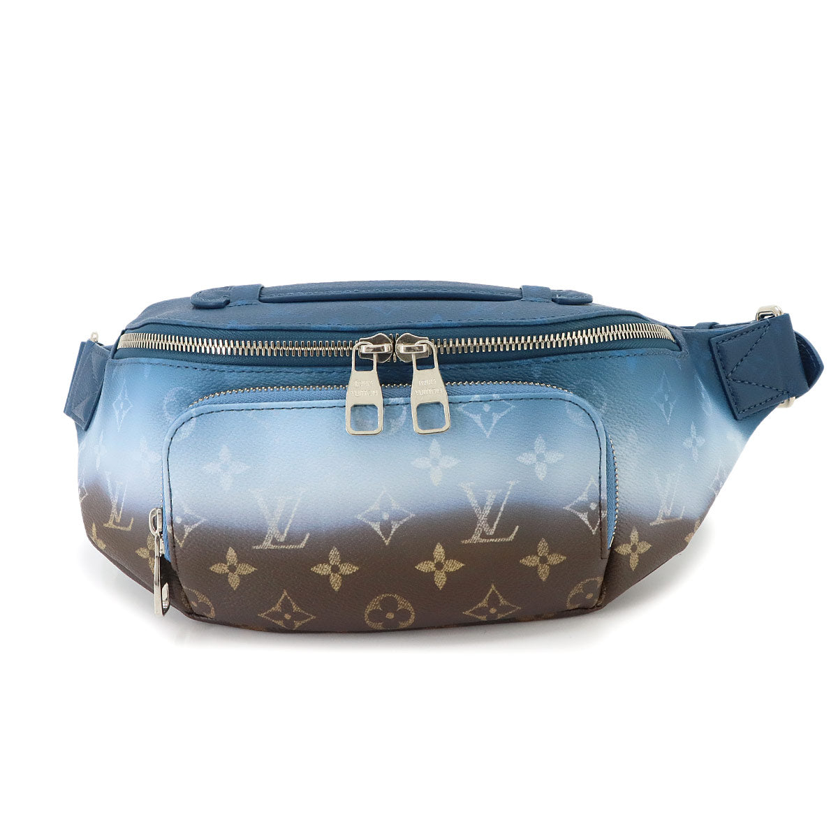 Monogram Pigment Rush Bumbag Crossbody Bag Blue M28023