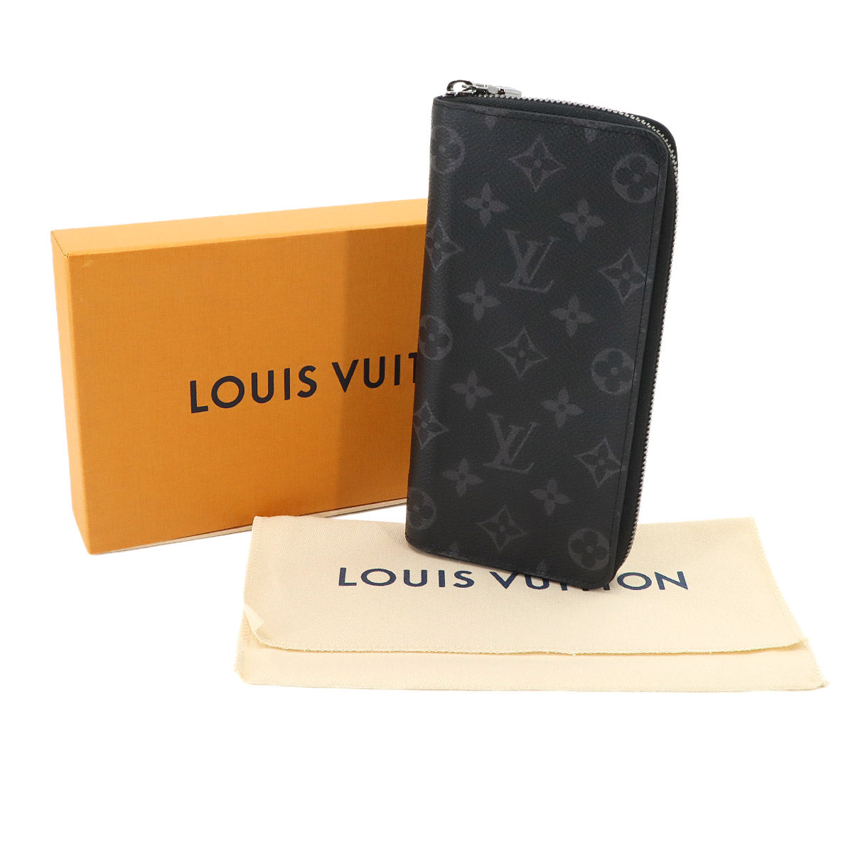 Monogram Eclipse Zippy Wallet Vertical Black M62295