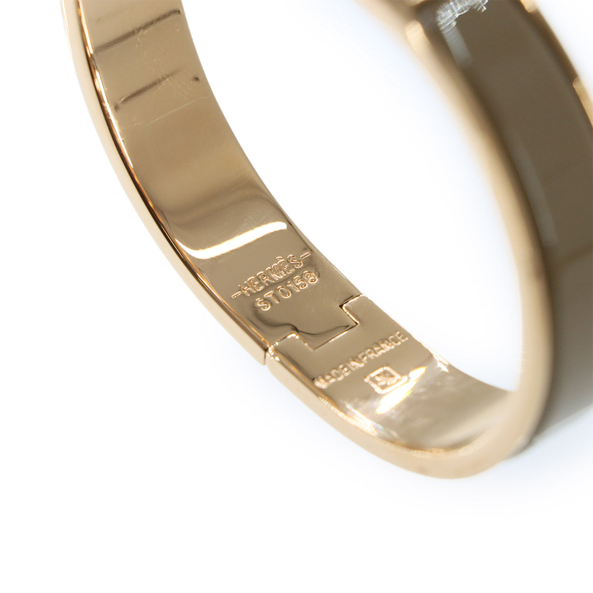 Clic H GM Bangle Bracelet Brown Rose gold Accessory