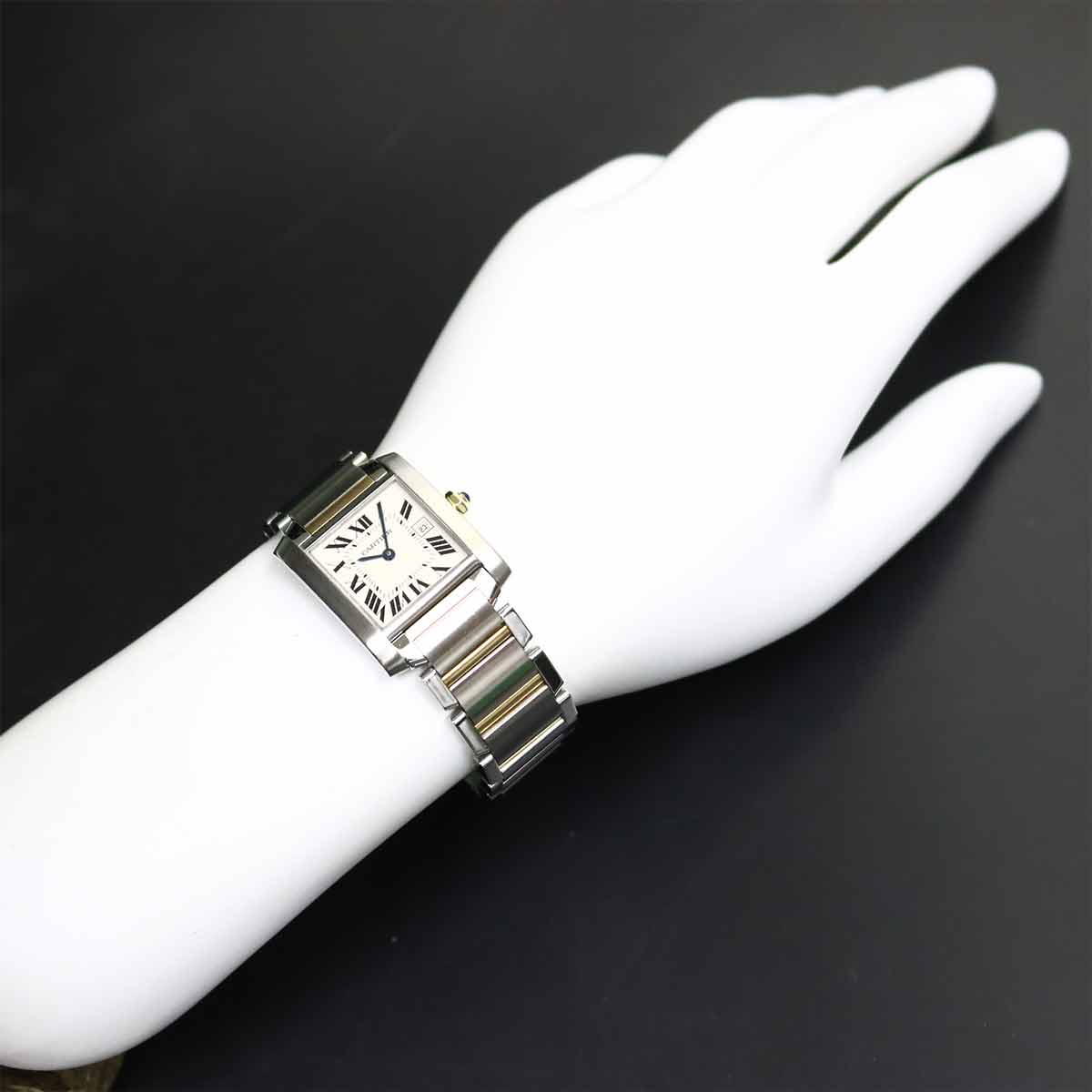 Tank Francaise MM W51012Q4 Quartz 750 YG Cream Dial Boys