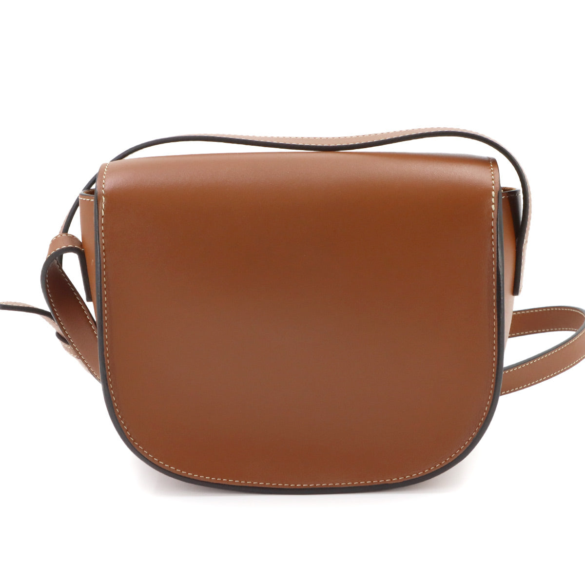 Folco Cuir Triomphe Bag Shoulder Leather Tan 198263DU3 Purse
