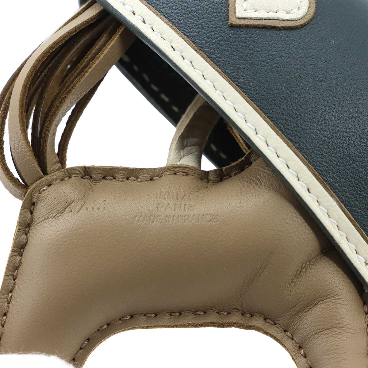 Rodeo Robeo Coeur PM Bag Charm Agneau Milo Beige Marfa