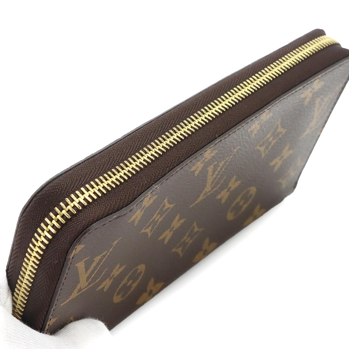 Monogram Zippy Wallet Long Brown Fuchsia M41895 Purse