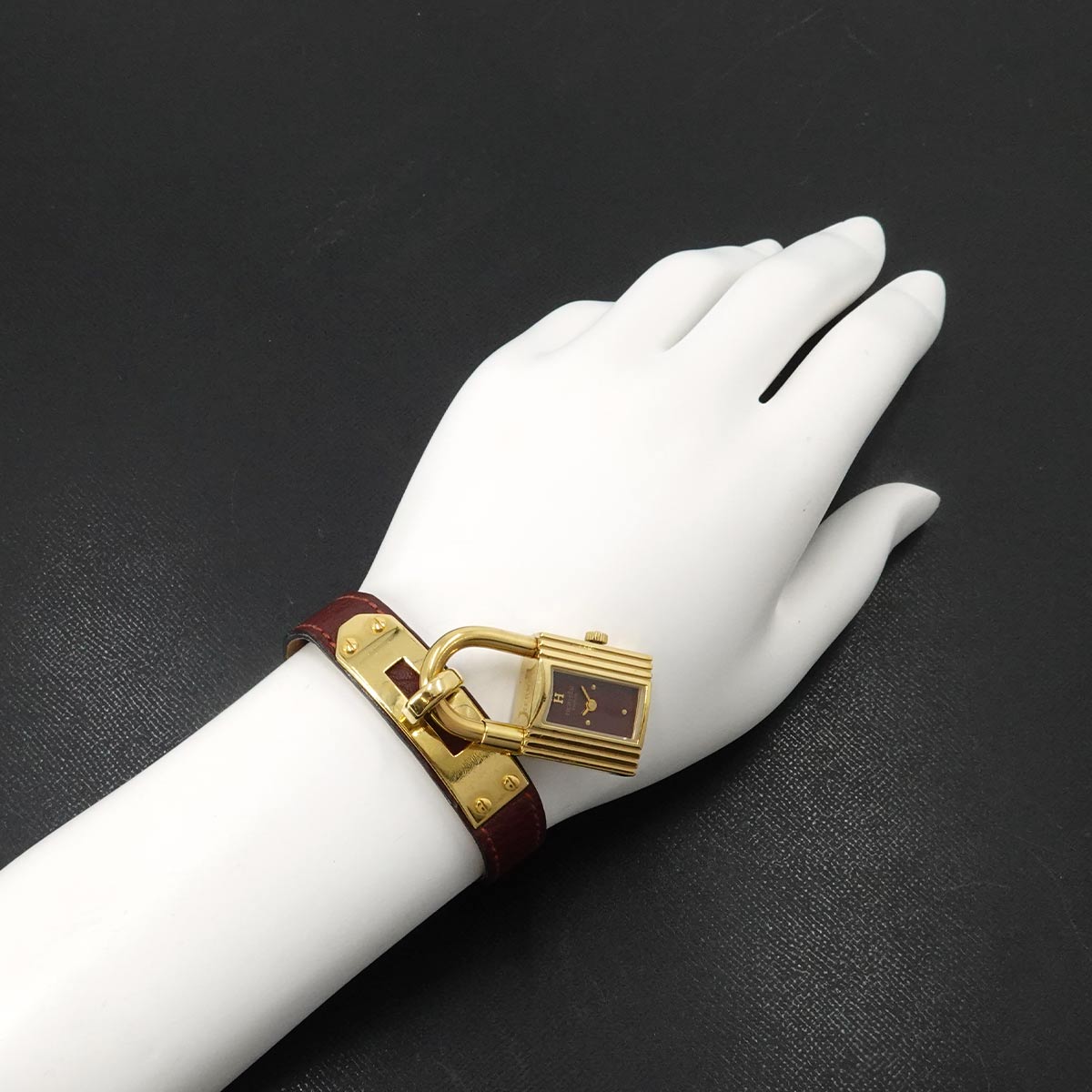 Kelly Watches Quartz bordeaux Dial Vintage Cadena Ladies