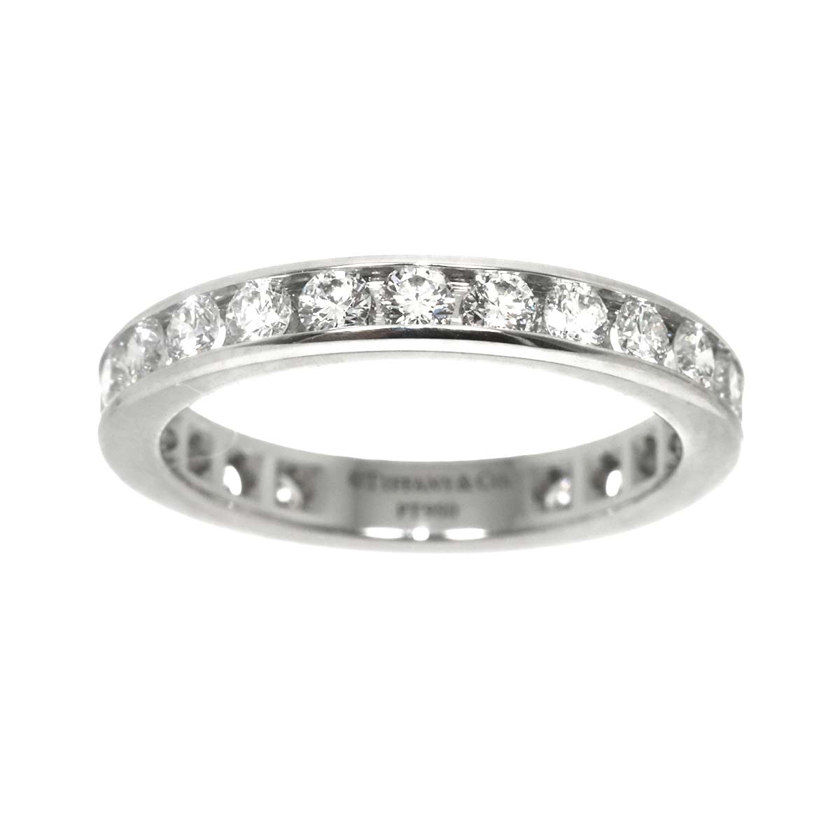 Full Diamond Ring Platinum Size4.5(US)
