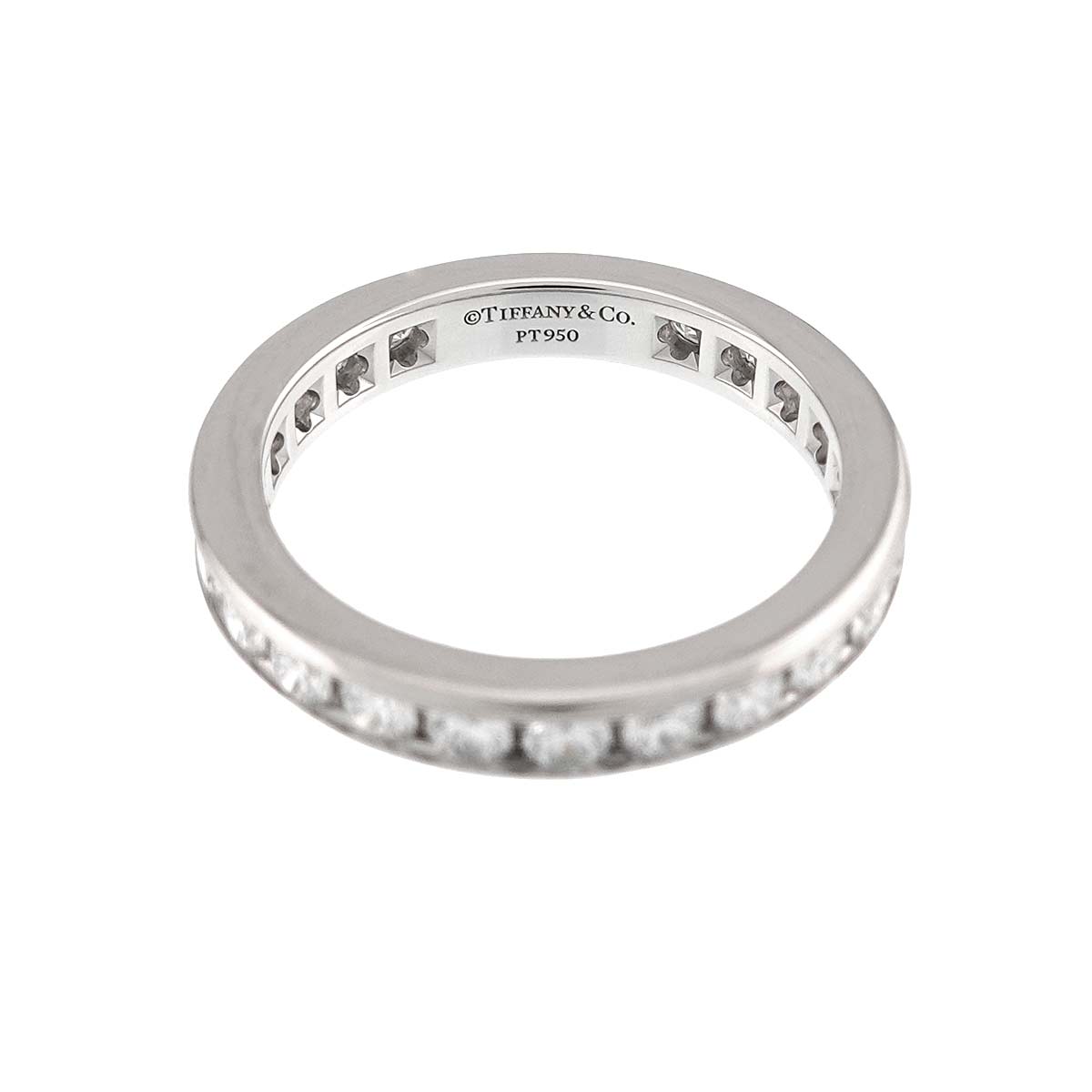 Full Diamond Ring Platinum Size4.5(US)