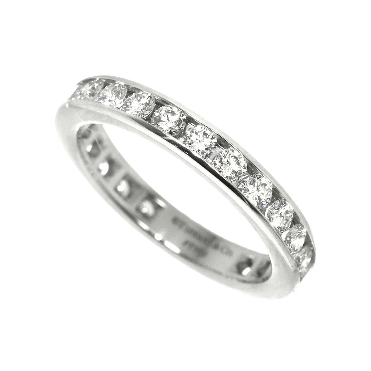Full Diamond Ring Platinum Size4.5(US)